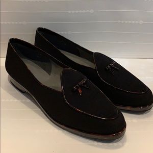 Stuart Weitzman Creampuff Black Crepe Shoes